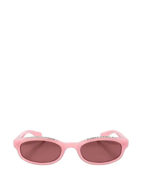 Chrome Hearts Lowrider oval-frame sunglasses