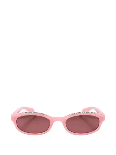 Chrome Hearts Lowrider oval-frame sunglasses