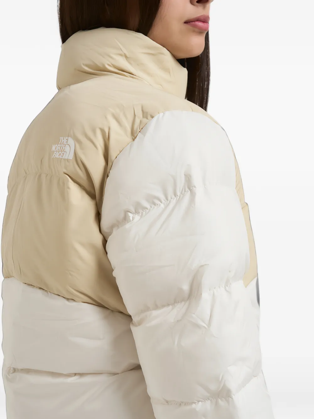 The North Face Saikuru two-tone padded jacket Beige