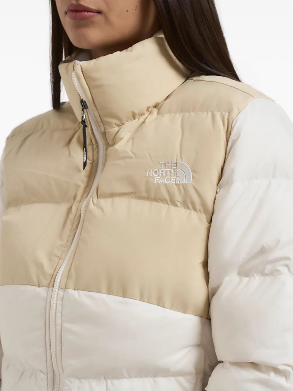 The North Face Saikuru two-tone padded jacket Beige