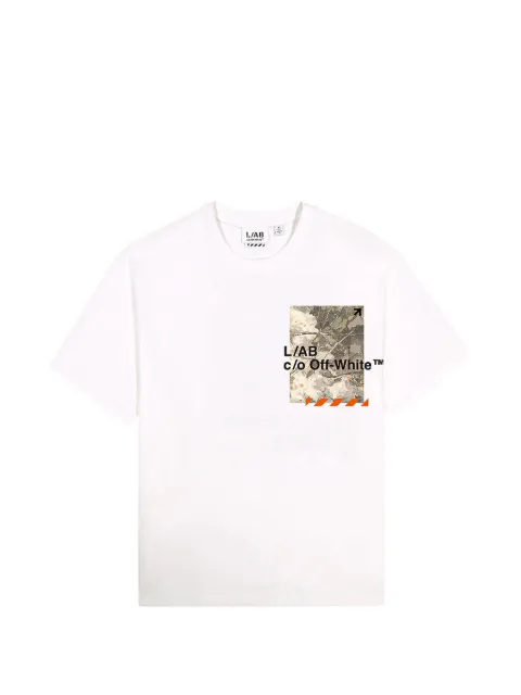 L/ab c/o Off-White Camiseta com estampa