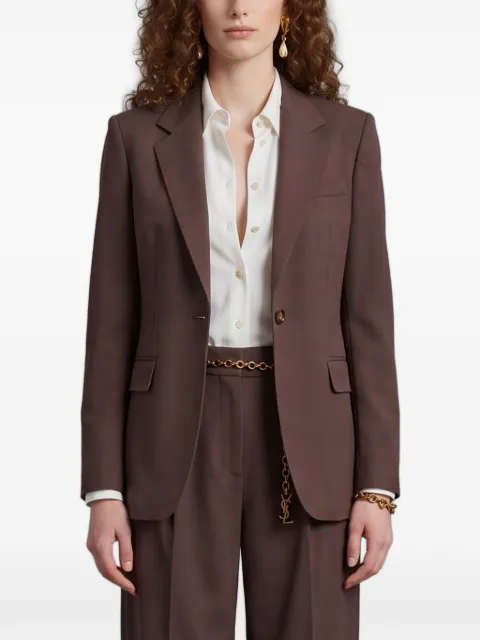 SUTTON NEW YORK enkeltradet blazer i lærred