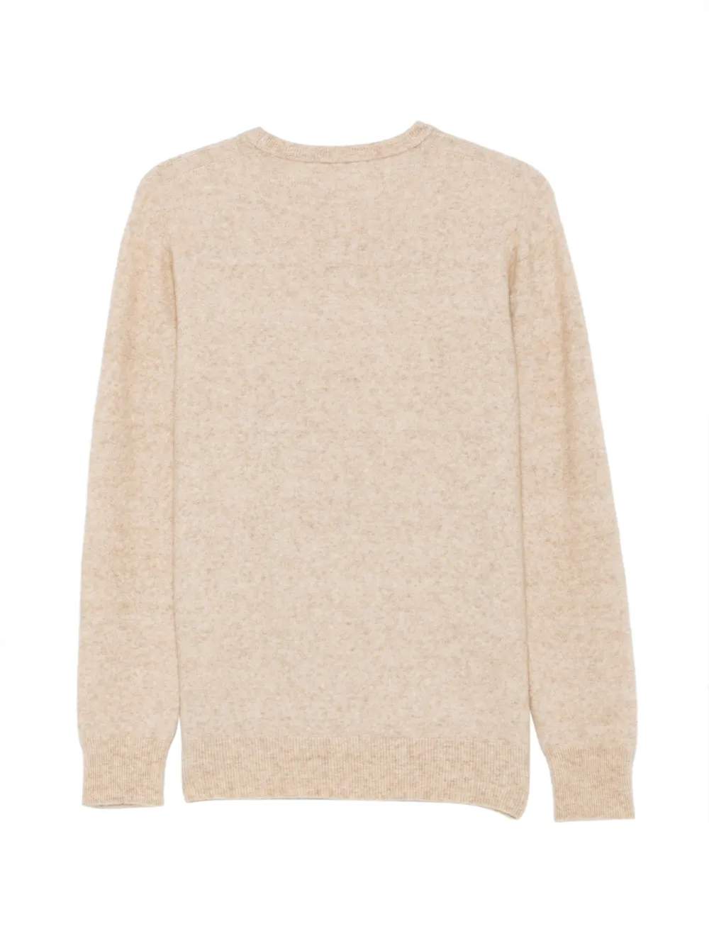 Roberto Collina crew-neck long-sleeve sweater Beige