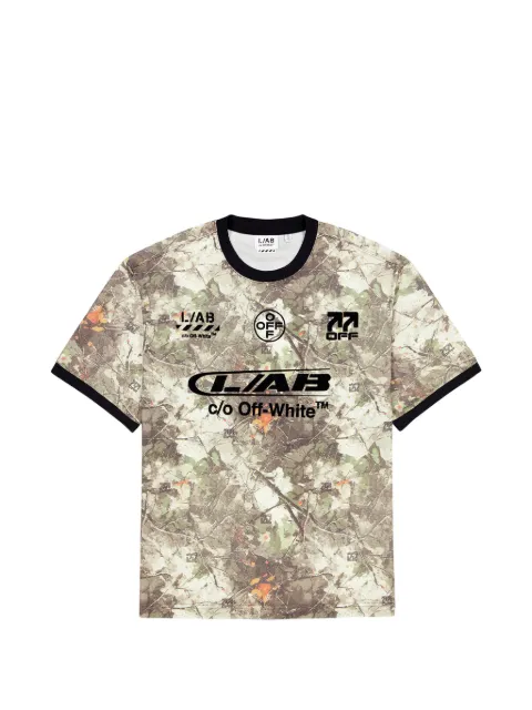 L/ab c/o Off-White camouflage-print T-shirt