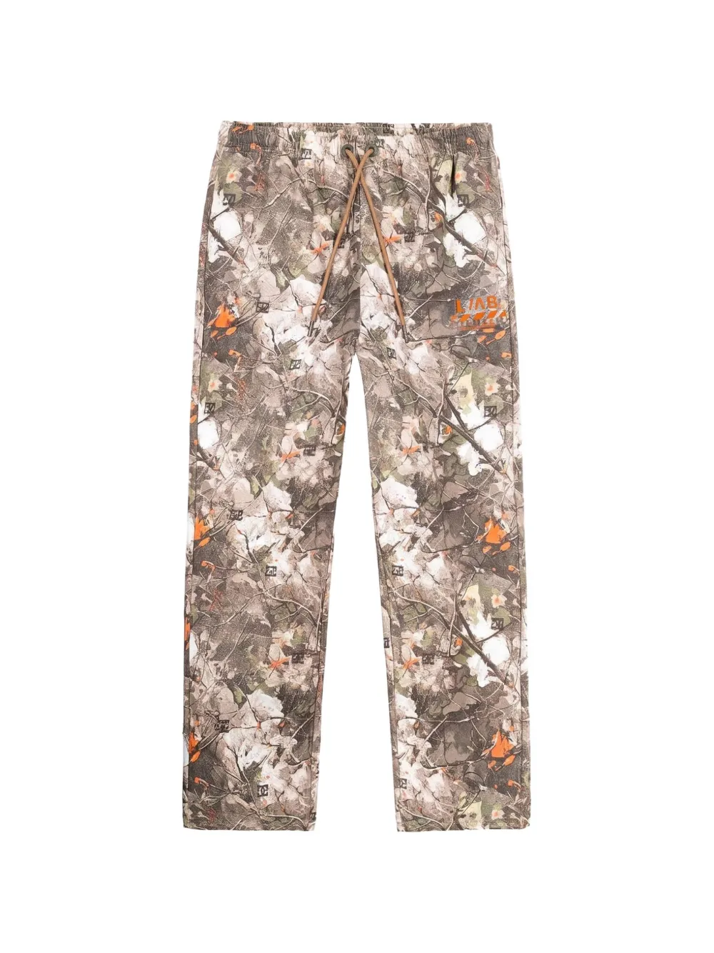 L/ab c/o Off-White camo-print Diagonals track pants - Verde