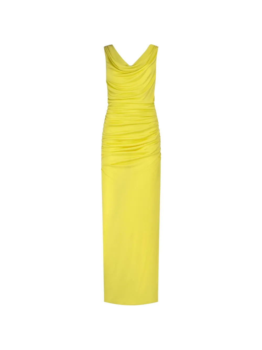 GAUGE81 Ina Long draped maxi dress - Yellow
