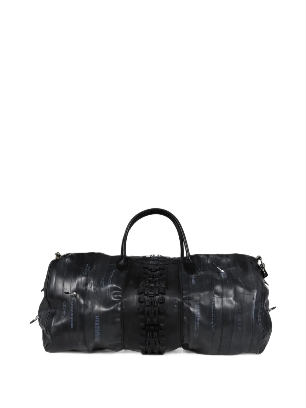 Protocol Index x HardworkupTire duffle bag in Black