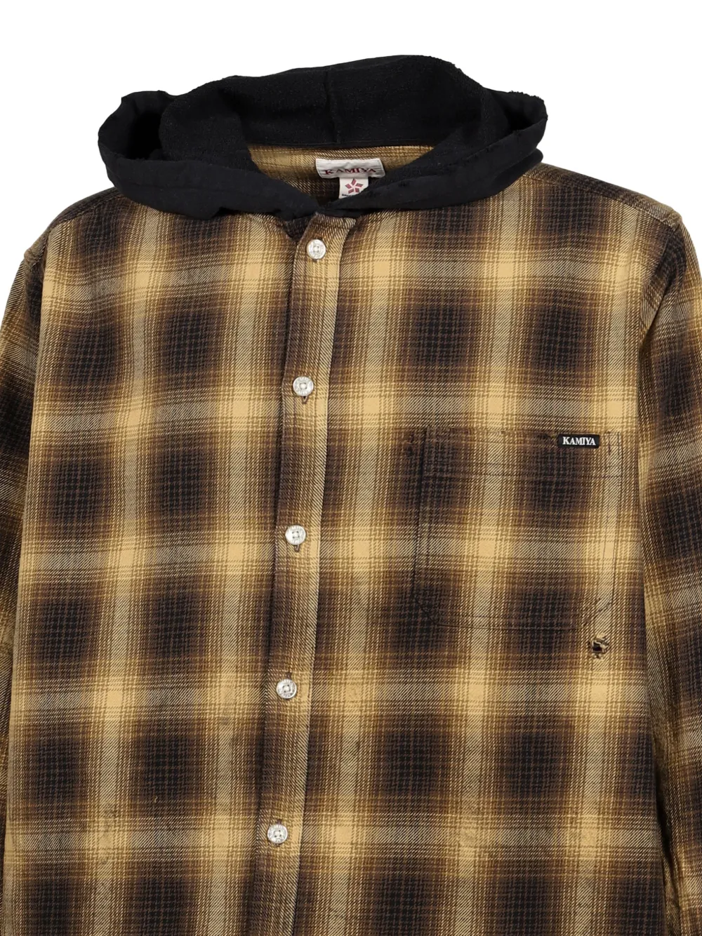 KAMIYA OG-Check hoodie Bruin
