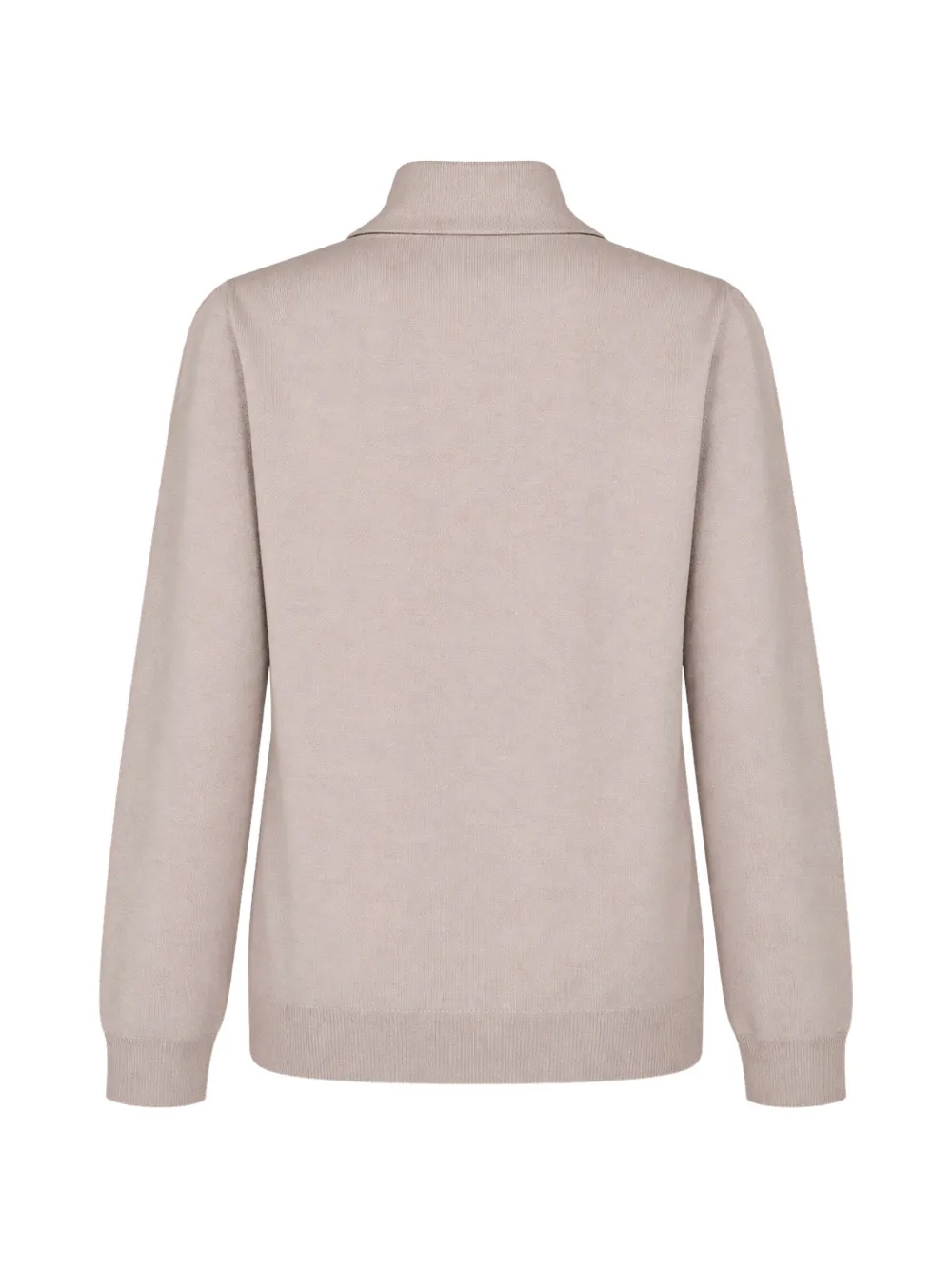 Fabiana Filippi layered scarf-detail sweater Beige