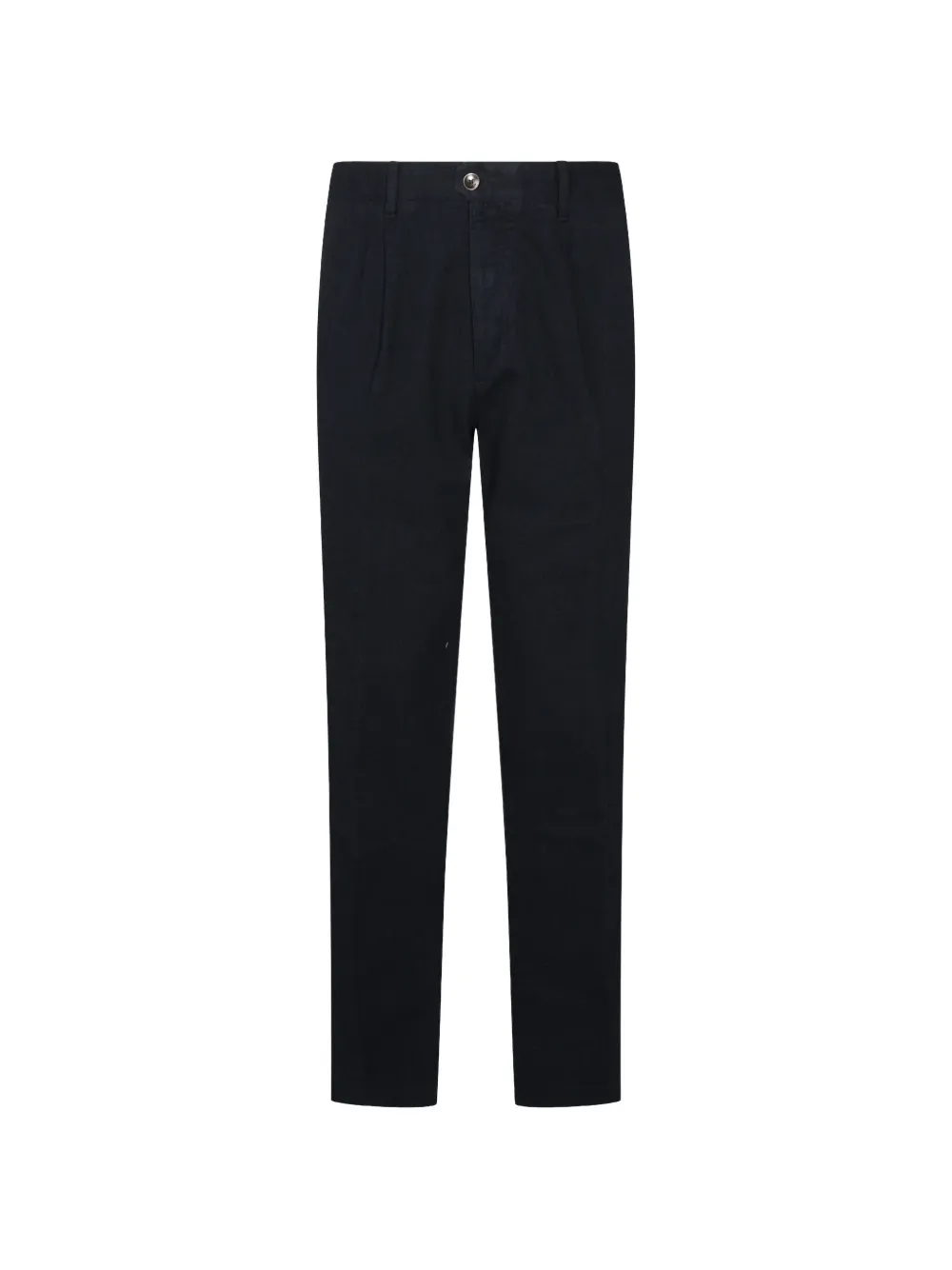Incotex herringbone-weave straight-leg trousers Blauw