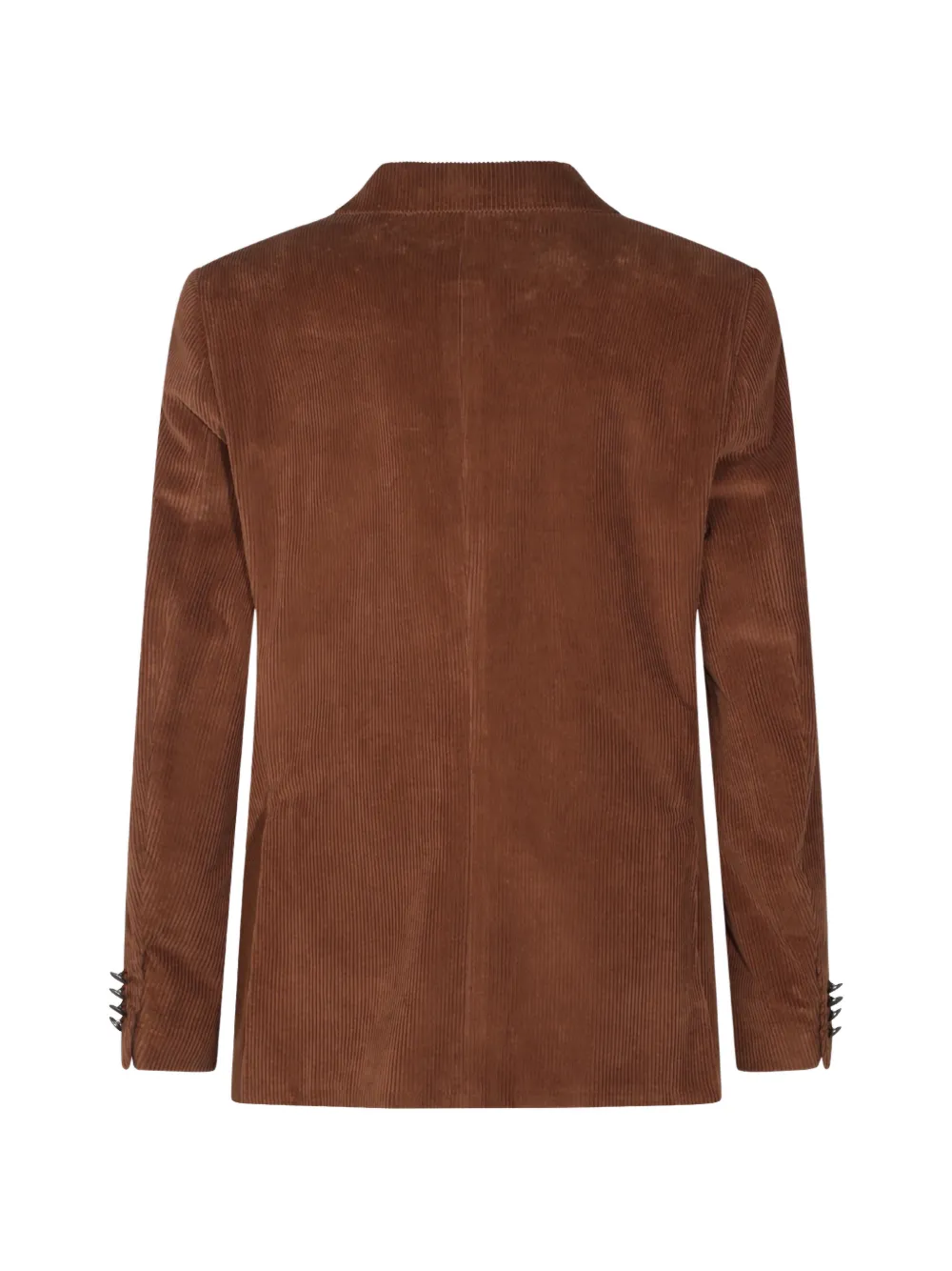 Canali Capri double-breasted corduroy blazer Bruin
