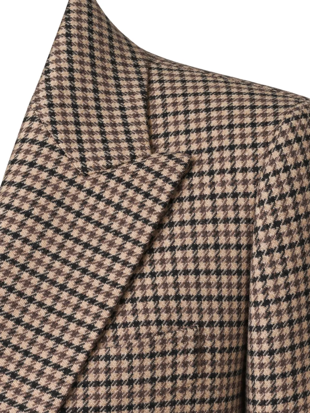 Tagliatore houndstooth-pattern blazer Bruin