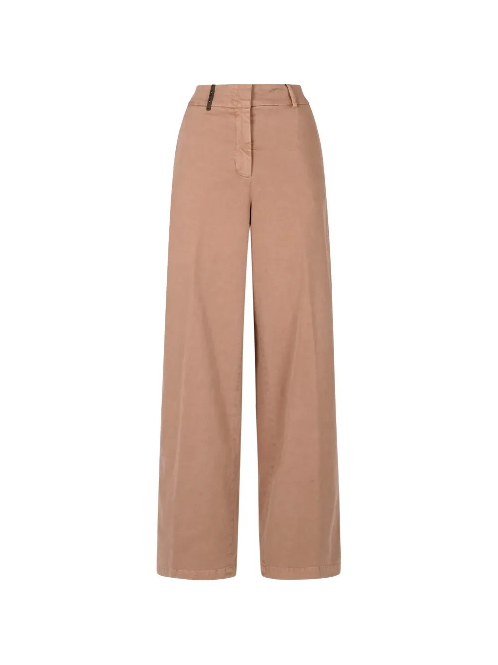 Peserico Pantalon met wijde pijpen Beige