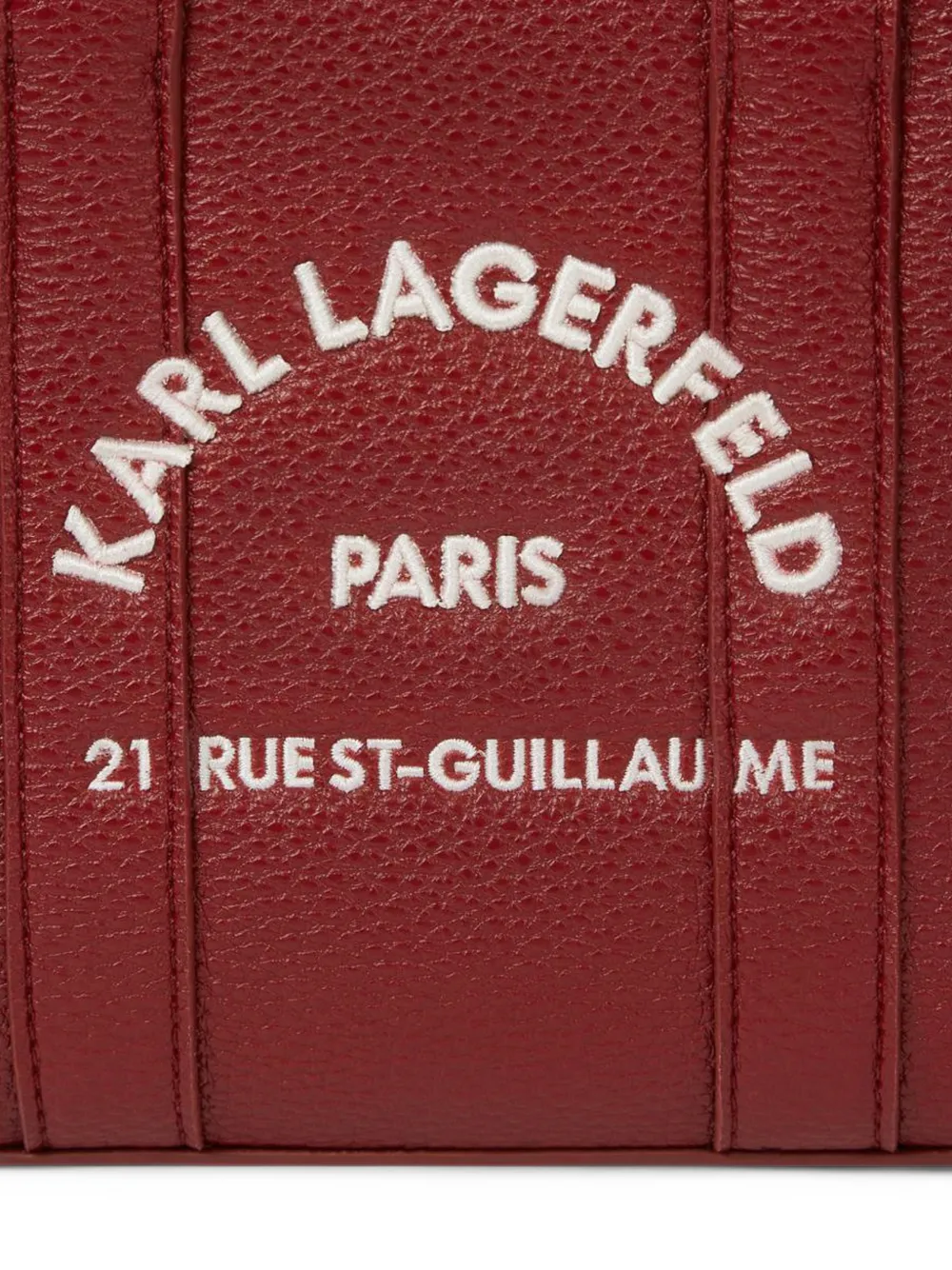 Karl Lagerfeld Rue St-Guillaume mini-shopper Rood