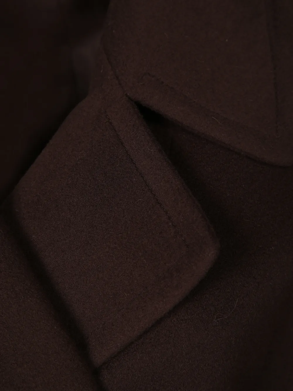 Tagliatore belted notch-lapels coat Bruin