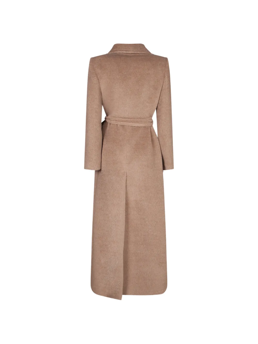 Tagliatore belted notch-lapels coat Beige