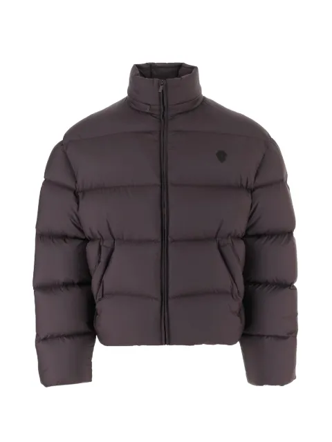 Gucci quilted logo-patch jacket