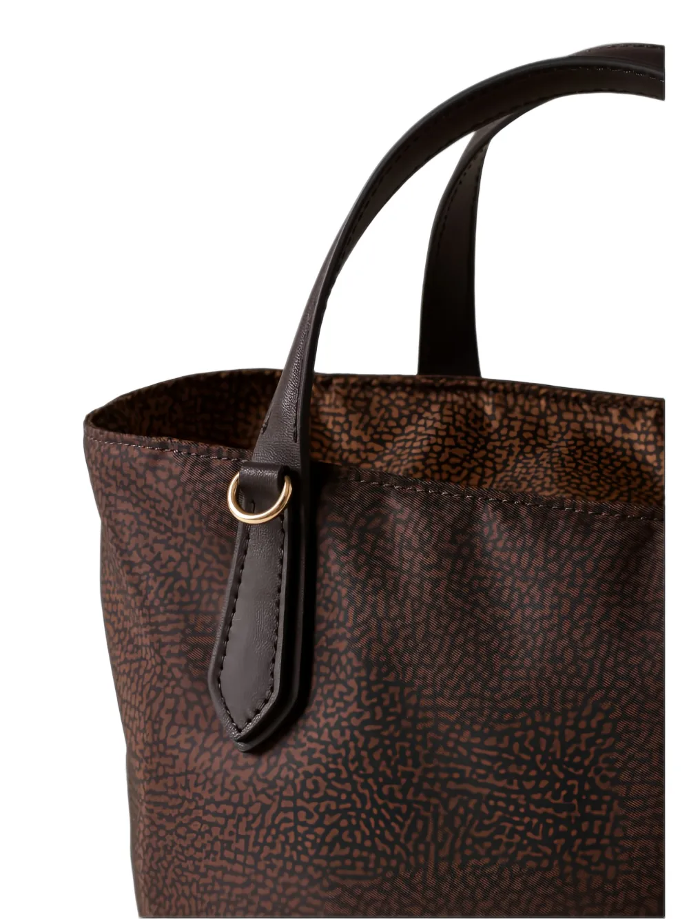 Borbonese B-Escape shopper met textuur Bruin