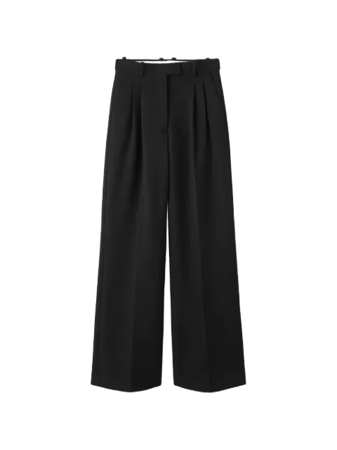 Almada Label pleated wide-leg trousers