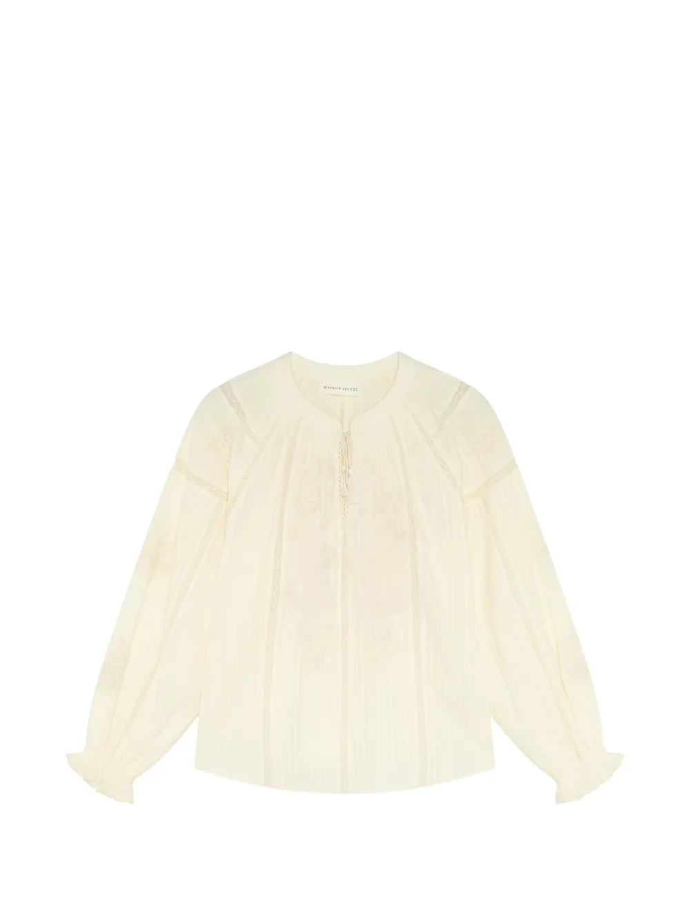 MAISON HOTEL Bettina embroidered cotton blouse
