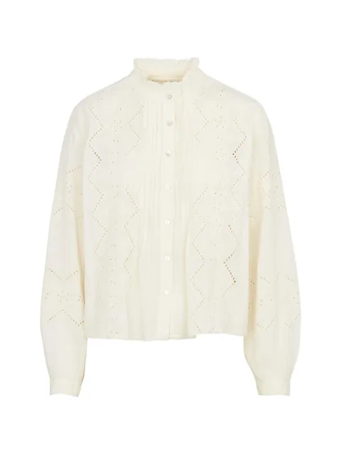 MAISON HOTEL Renata broderie-anglaise shirt