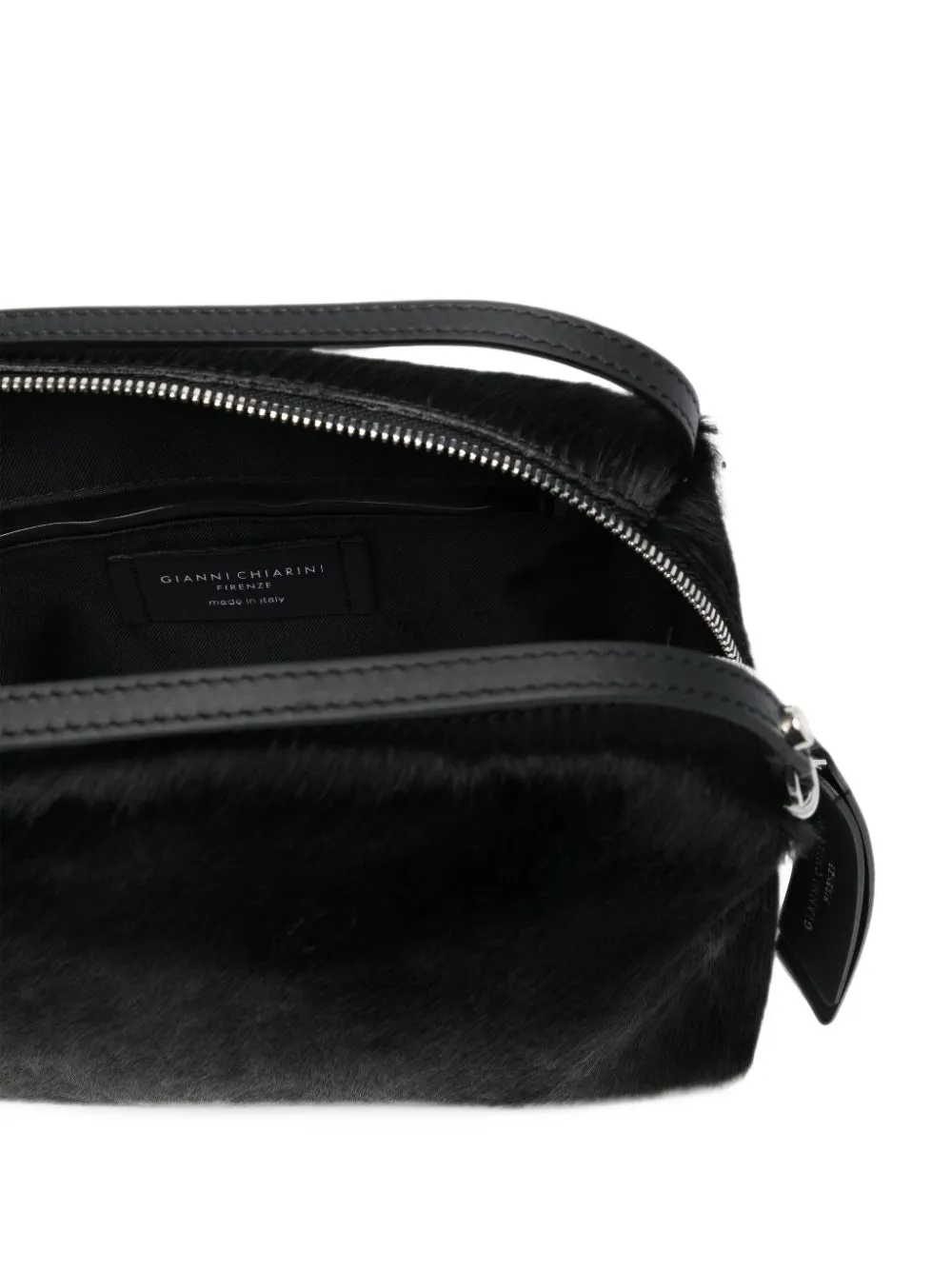 GIANNI CHIARINI medium Alifa calf-hair tote bag Zwart