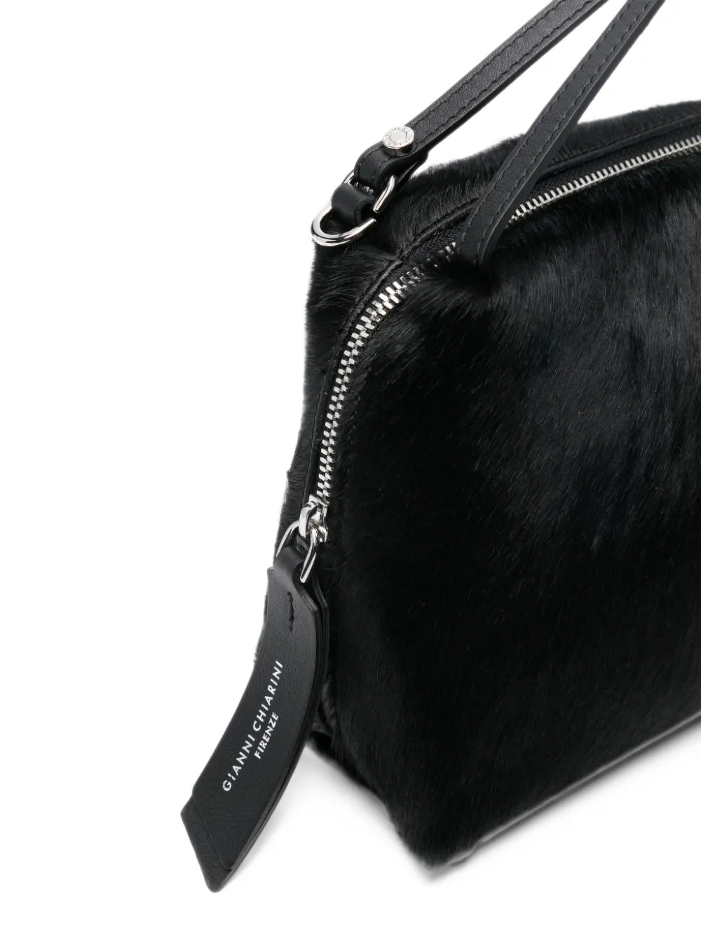 GIANNI CHIARINI medium Alifa calf-hair tote bag Zwart