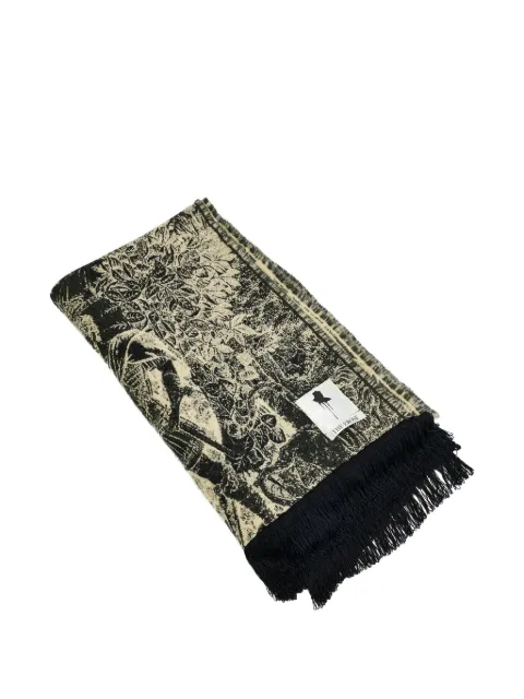 The Erose botas con ribete de flecos en jacquard