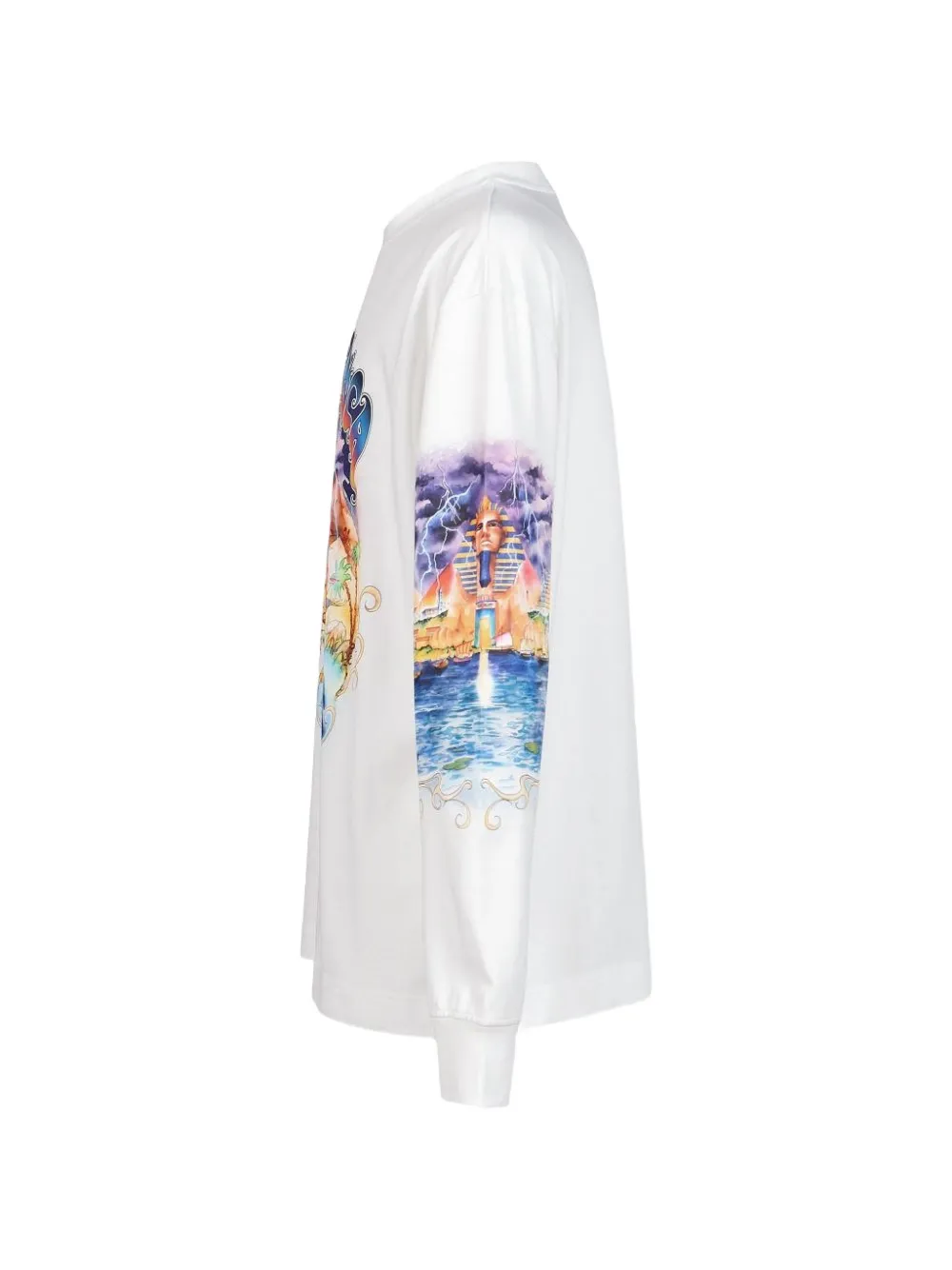 Casablanca T-shirt met print Wit