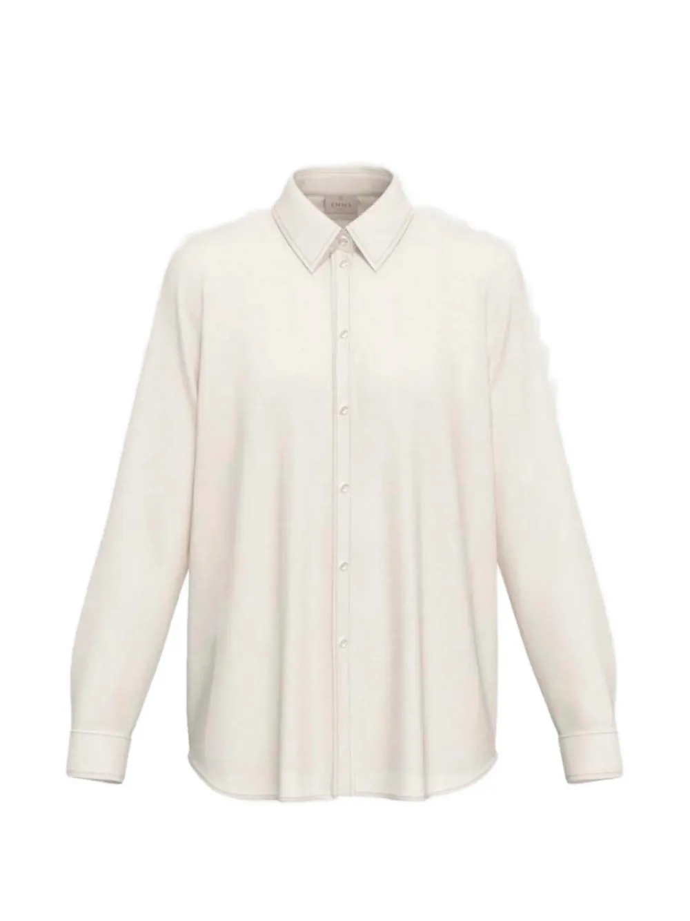 Marella Long-sleeve Button-down Shirt In Neutral