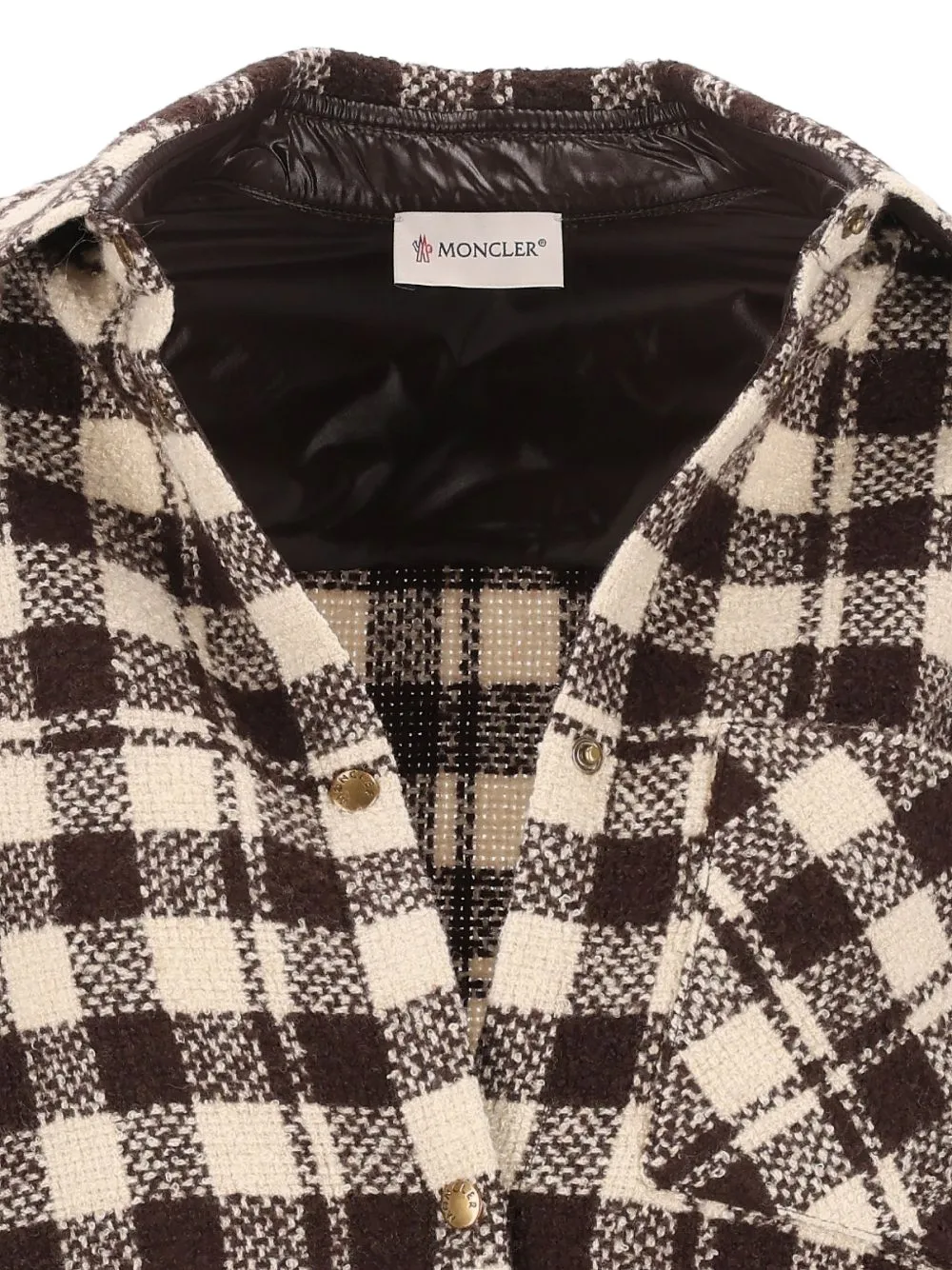 Moncler wool shirt Bruin
