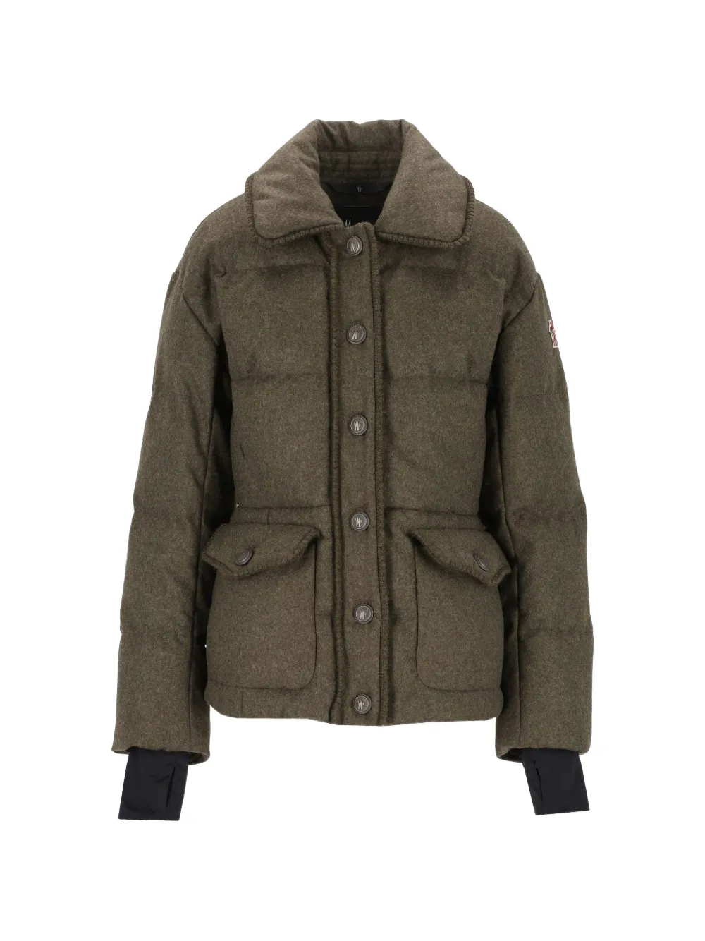Moncler Grenoble Monteain loden donsjas Groen