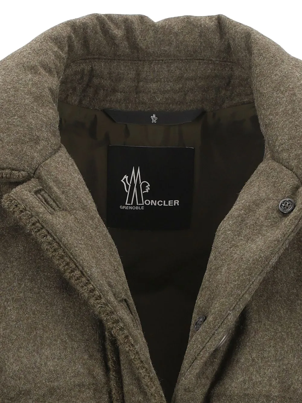 Moncler Grenoble Monteain loden donsjas Groen