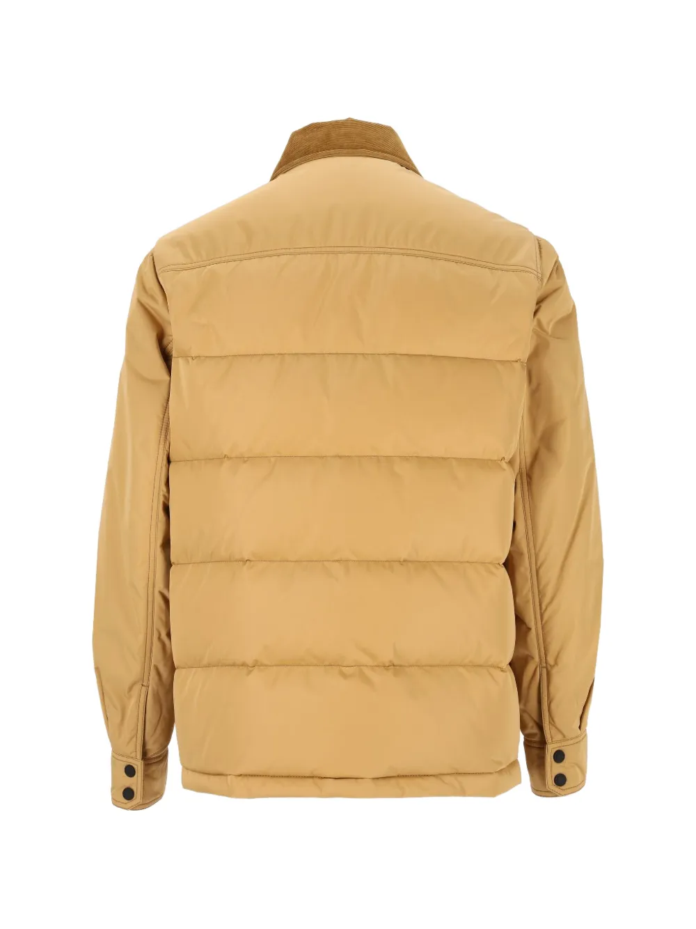 Moncler Grenoble Louron jack met ribfluwelen kraag Beige