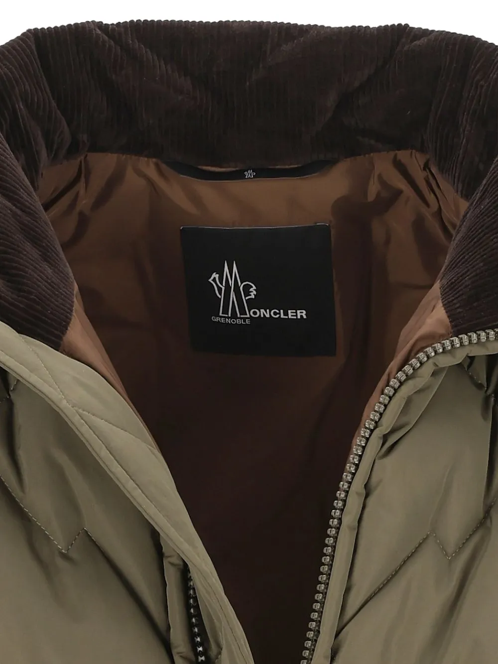 Moncler Grenoble Bramans gewatteerd jack Groen