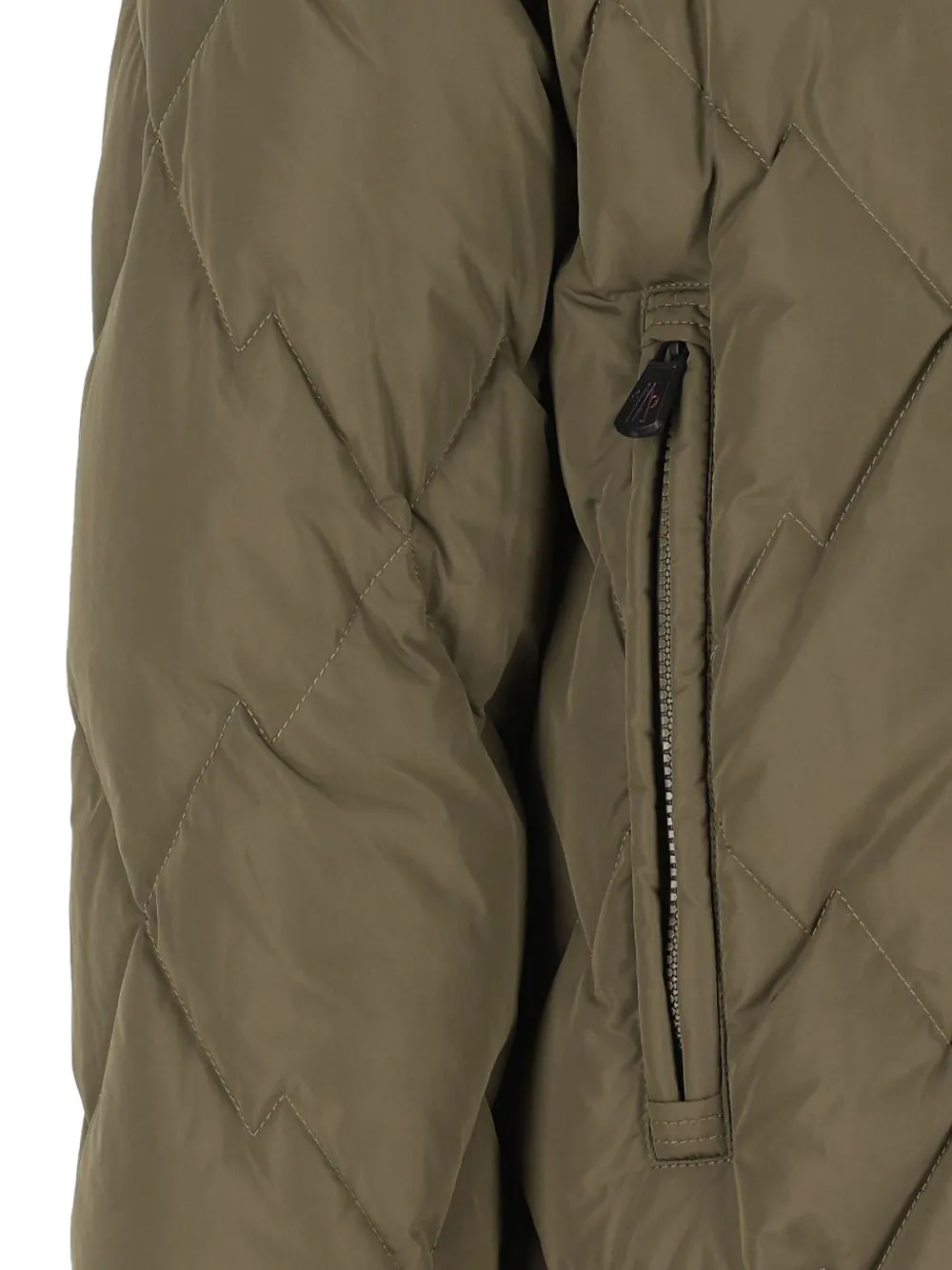 Moncler Grenoble Bramans gewatteerd jack Groen