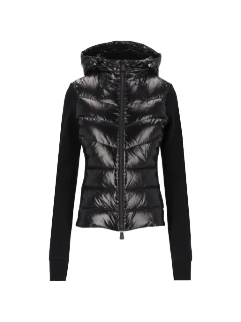 Moncler Grenoble quilted-panel drawstring hoodie