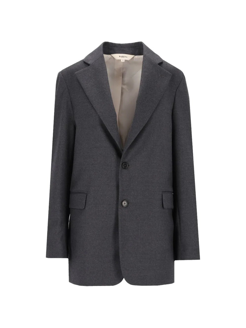 Barena Galà Flan flannel single-breasted jacket - Gris Barena Galà Flan flannel single-breasted jacket - Gris