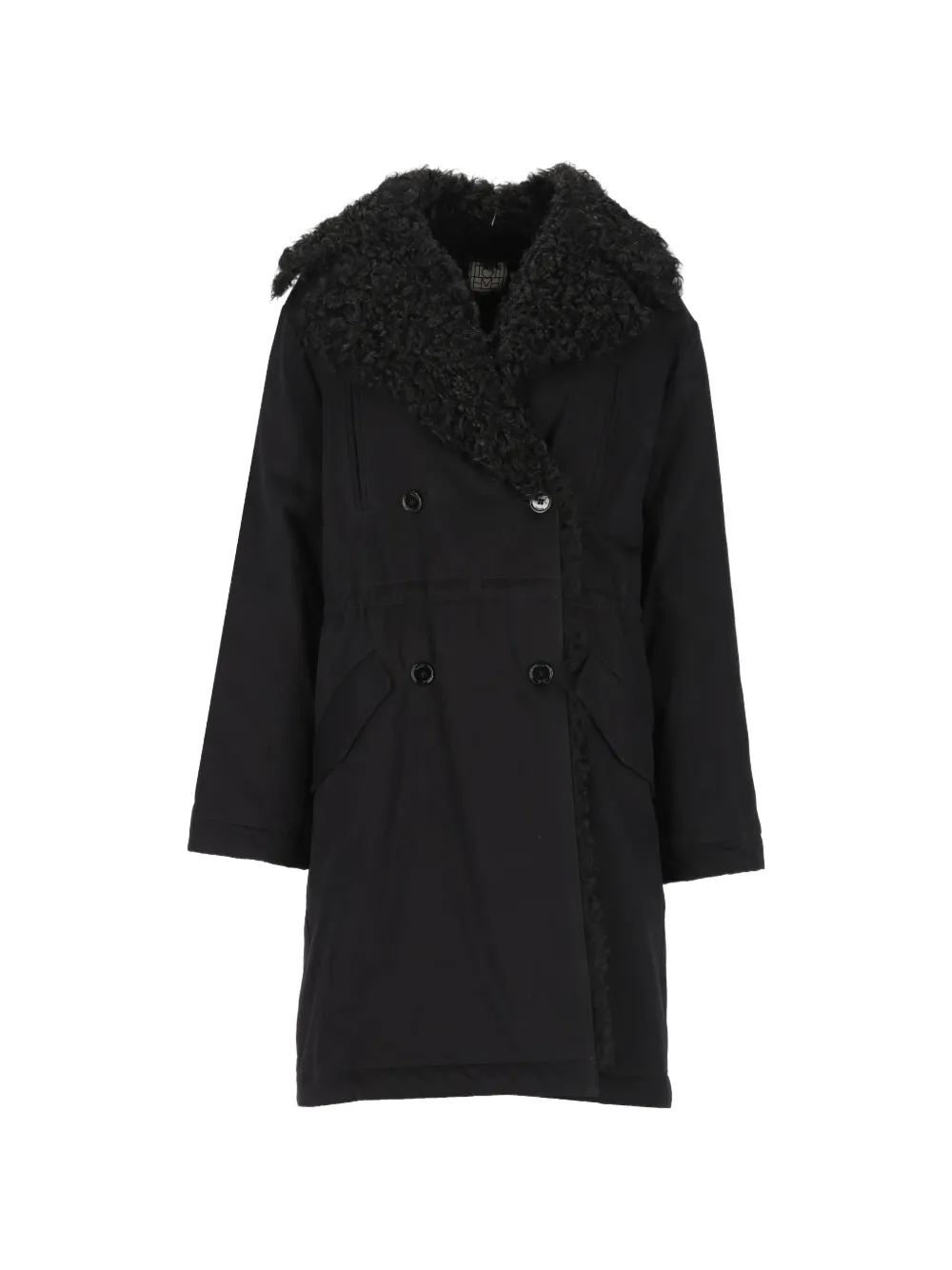 TOTEME Parka mit Shearling-Besatz - Schwarz