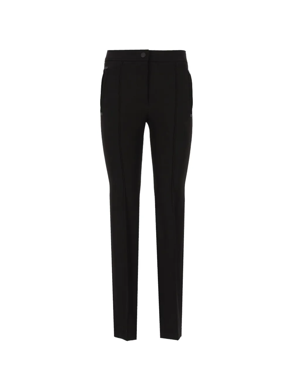 Moncler Grenoble logo-patch slim-fit trousers Zwart