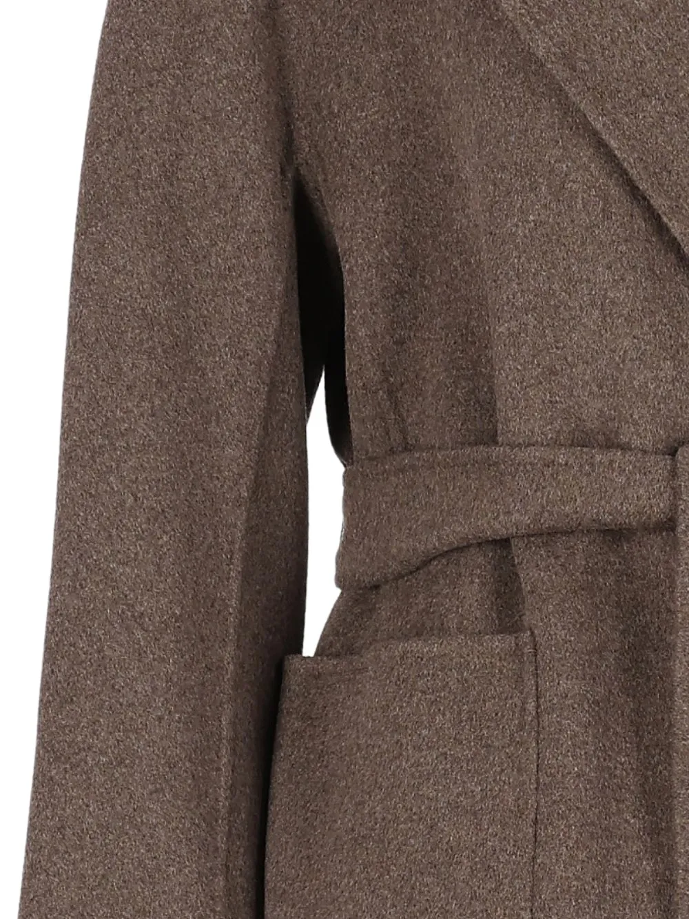 'S Max Mara belted Peonie coat Bruin