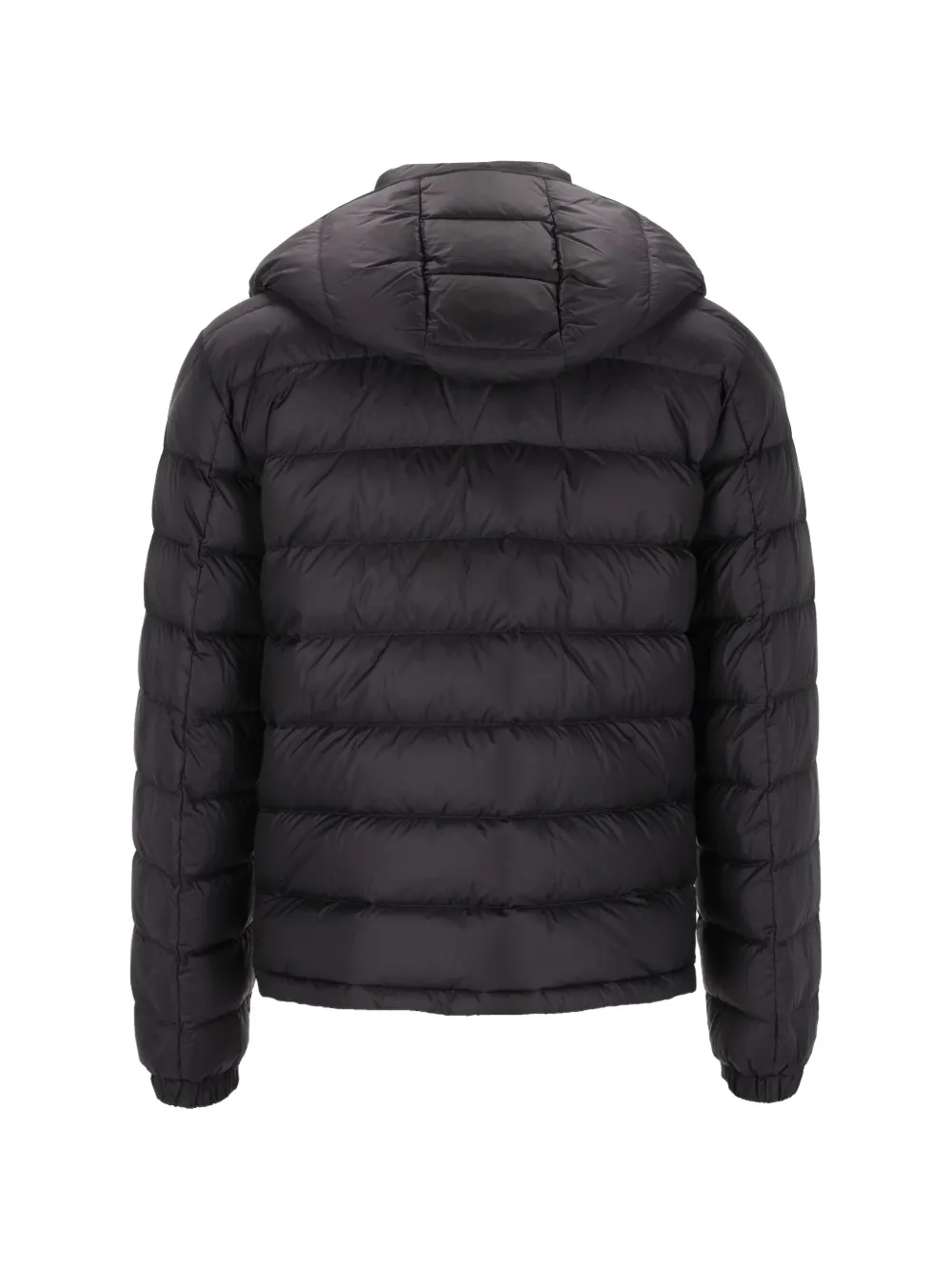 Moncler Verith hooded short down jacket Zwart