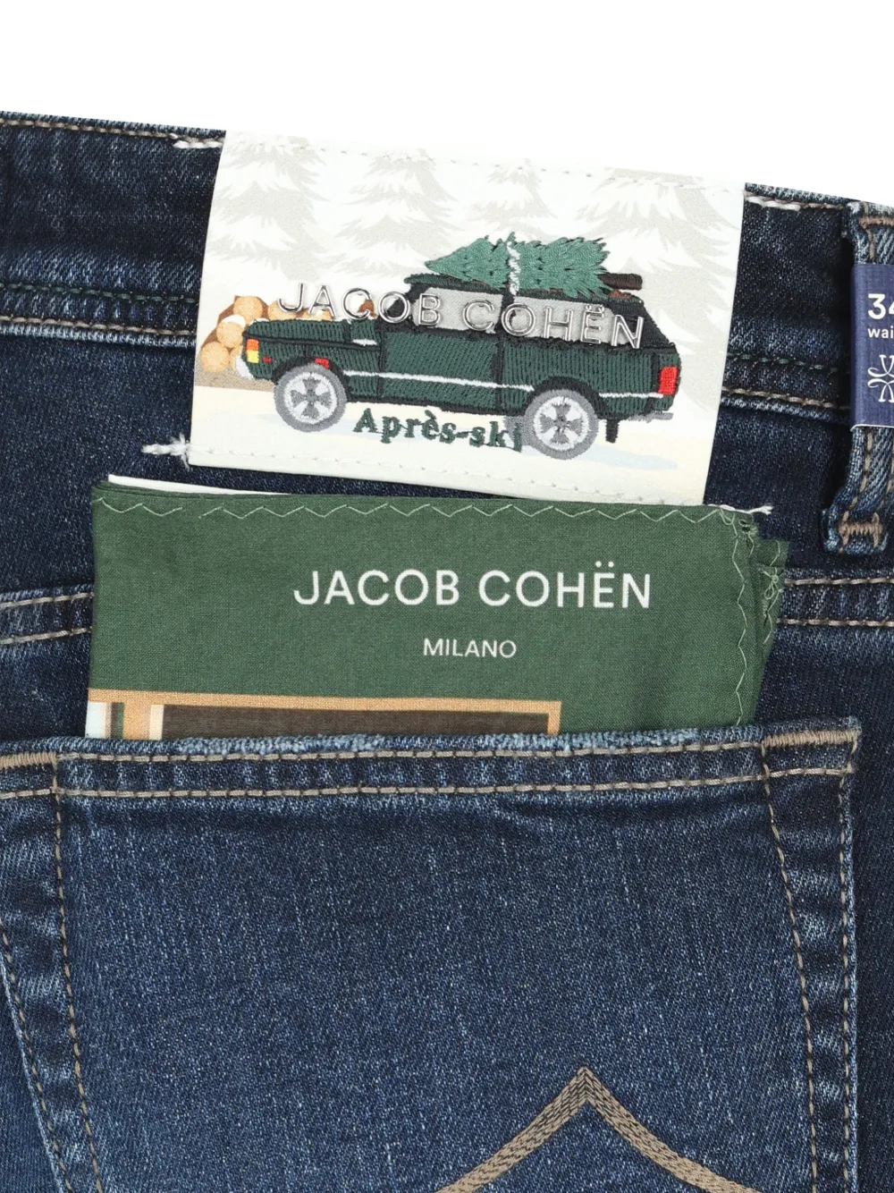 Jacob Cohën Gerafelde jeans Blauw