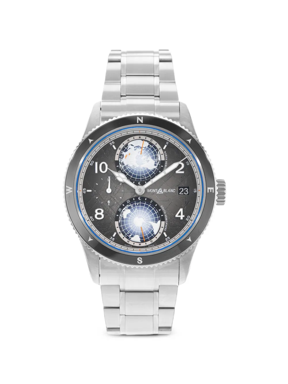 Montblanc 1858 Geosphere 42mm watch - Grau