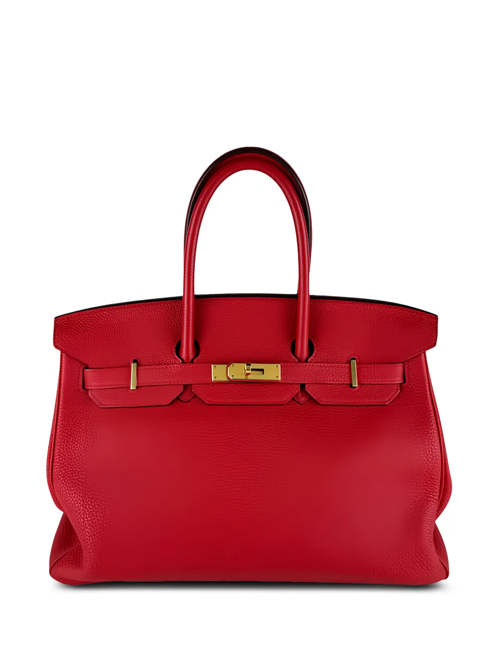 Hermès Pre-Owned 2012 Togo Birkin Retourne 35 handbag - Rot