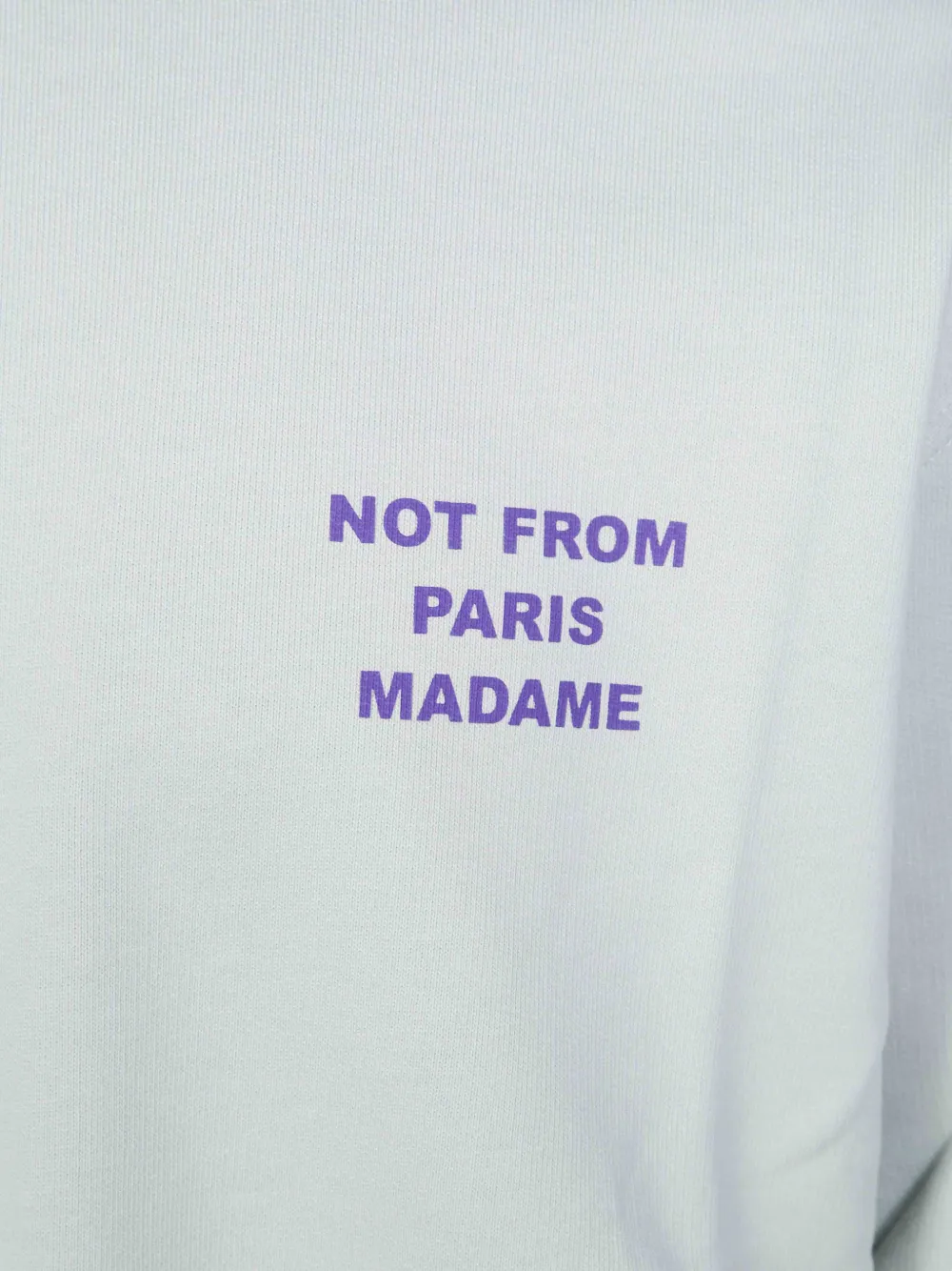 Drôle De Monsieur Not From Paris Madame sweatshirt Wit