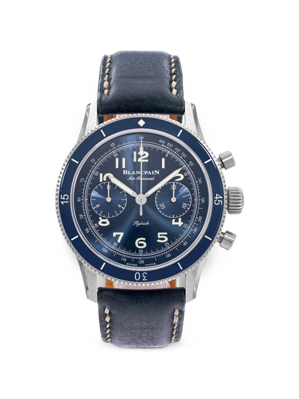 Blancpain Air Command Flyback 42mm watch - Blau