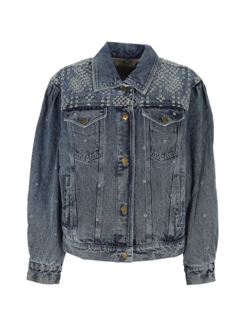 MAISON HOTEL Ryder embroidered denim jacket