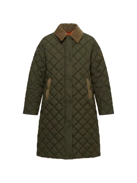 Save The Duck Sadie quilted corduroy-collar coat