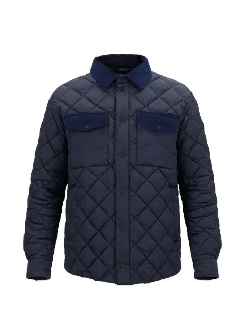 Save The Duck quilted corduroy-collar jacket
